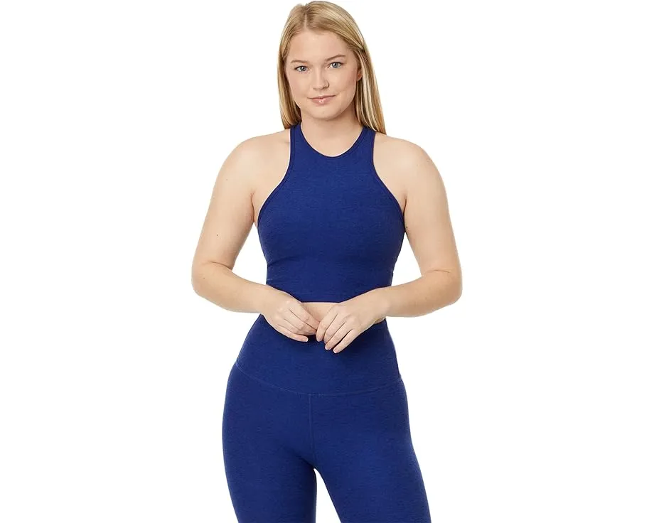 Топ Beyond Yoga Spacedye Studio Cropped с встроенным бра