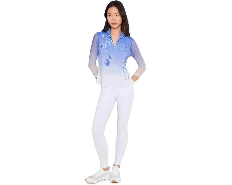 Лонгслив Jamie Sadock с коротким воротником-стойкой и застежкой на четверть