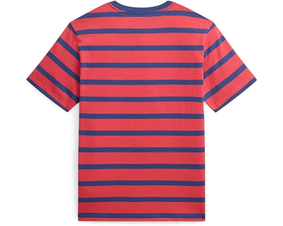 Детская футболка Polo Ralph Lauren из хлопкового джерси в полоску для детей старшего возраста