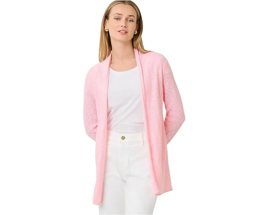 Длинный кардиган Faretta с открытой полой от Lilly Pulitzer