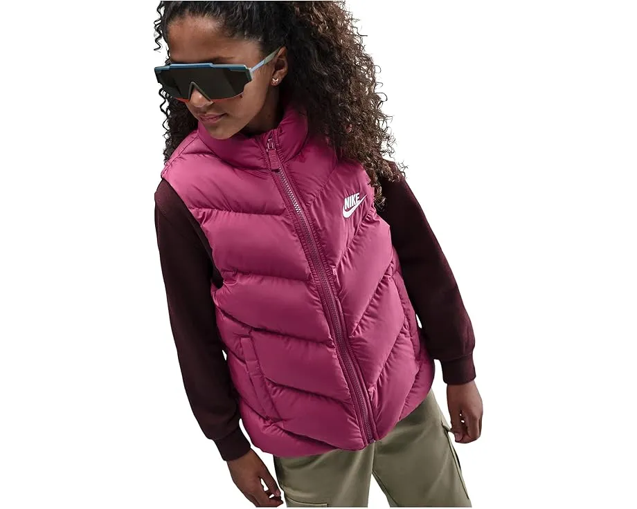 Nike Kids Пуховый жилет Therma-FIT свободного кроя с водоотталкивающей тканью
