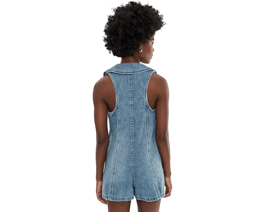 Комбинезон Free People We The Free Dover из денима с воротником