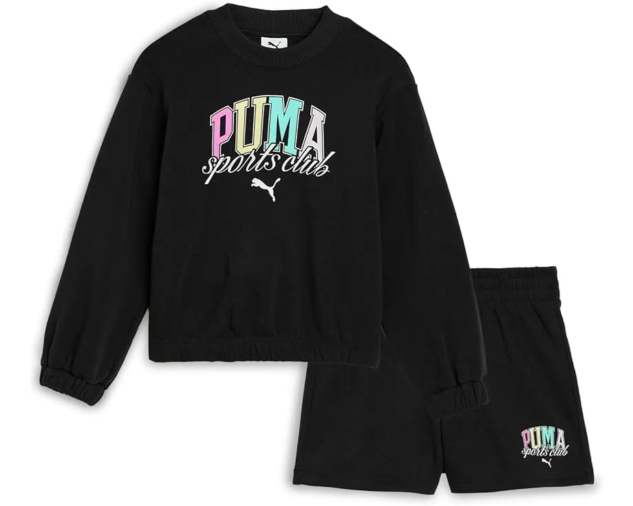 Детский набор Puma пуловер с круглым вырезом и шорты