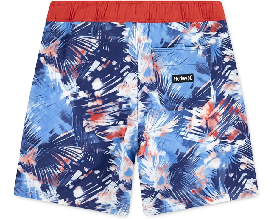 Плавки Hurley Kids Distorted Palm из переработанного полиэстера