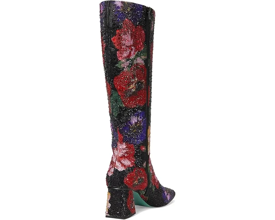 Ботинки Avon от Blue by Betsey Johnson с искусственной кожей и стразами на устойчивом каблуке