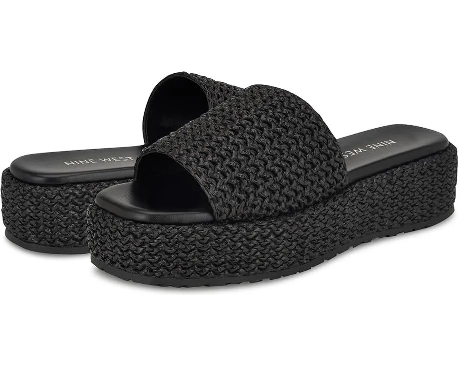 Сандалии Nine West Keziah на платформе с плетеными деталями