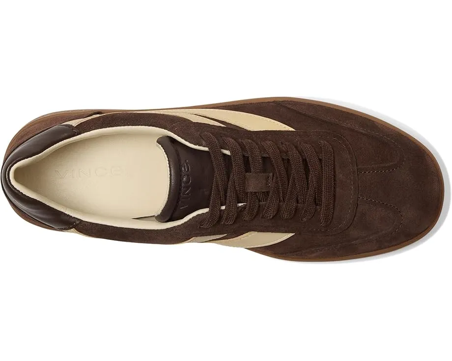 Кроссовки Oasis-M от Vince из кожи и замши с принтом на подошве