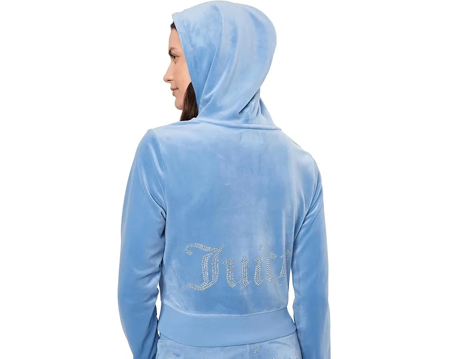 Куртка Juicy Couture Og Blink Track с капюшоном и стразовым логотипом