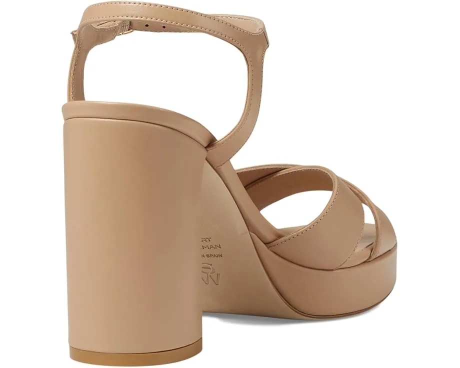 Сандалии Stuart Weitzman Dayna Platform на платформе и квадратном каблуке