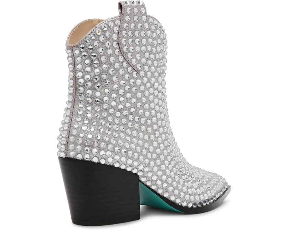 Ботильоны Neil от Blue by Betsey Johnson с кристаллами и квадратным каблуком