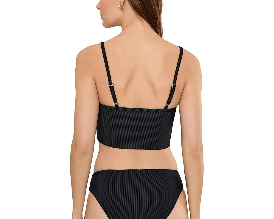 Кроп-топ для плавания Elara от Beach Riot с ребристой тканью