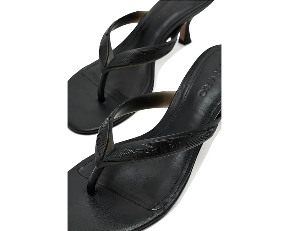 Босоножки Rob Heel Sandals от FARM Rio на каблуке с отделкой из поливинилхлорида