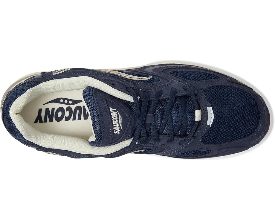 Кроссовки Saucony Grid Jazz 9 с сетчатым верхом и замшевыми вставками