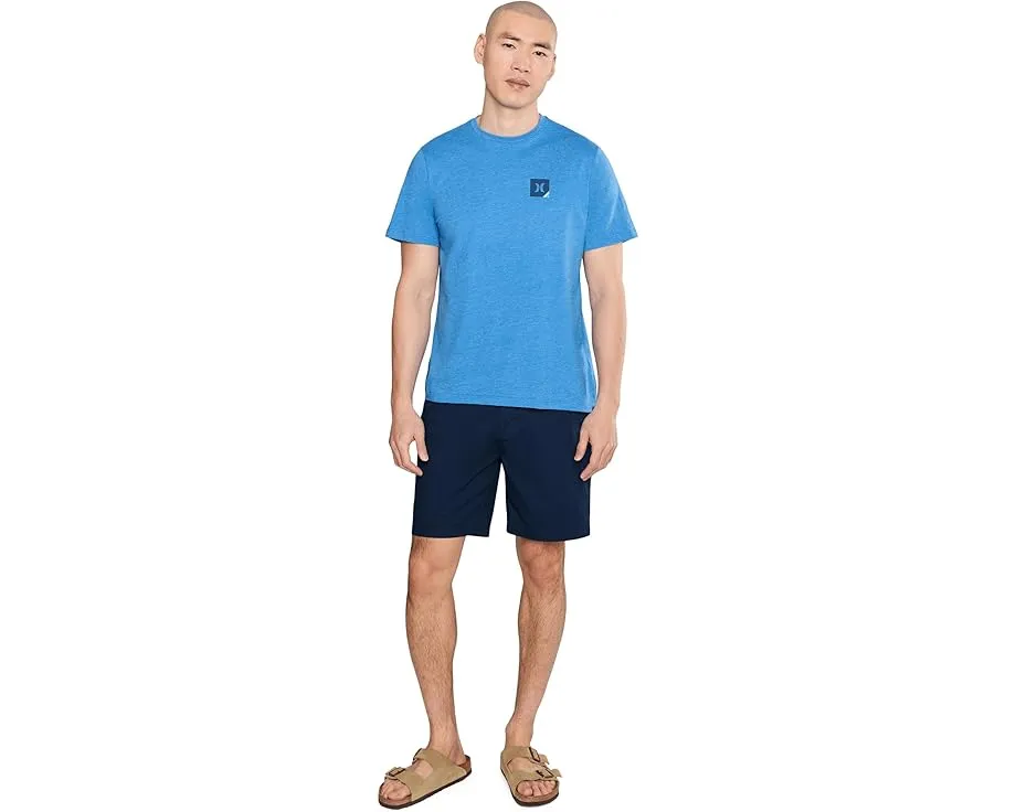 Футболка Hurley Corner с коротким рукавом и минималистичным логотипом