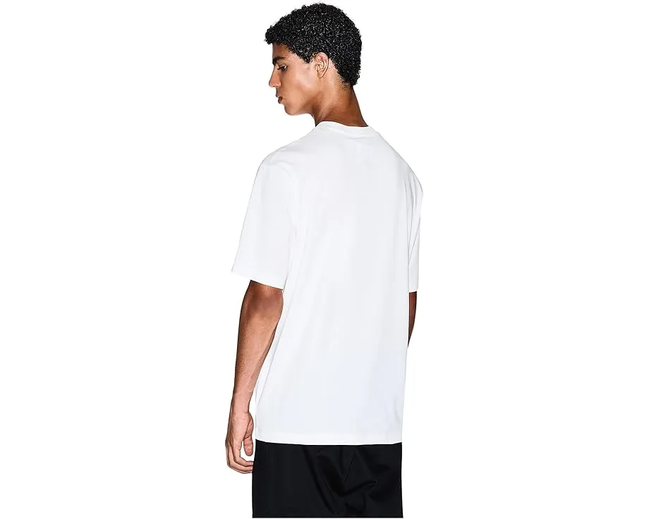Футболка Armani Exchange с логотипом и нагрудным карманом цвет Off White