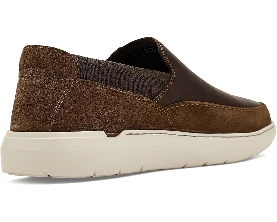 Лоферы Clarks Flexwell Step из комбинации кожи и замши с подошвой из ЭВА