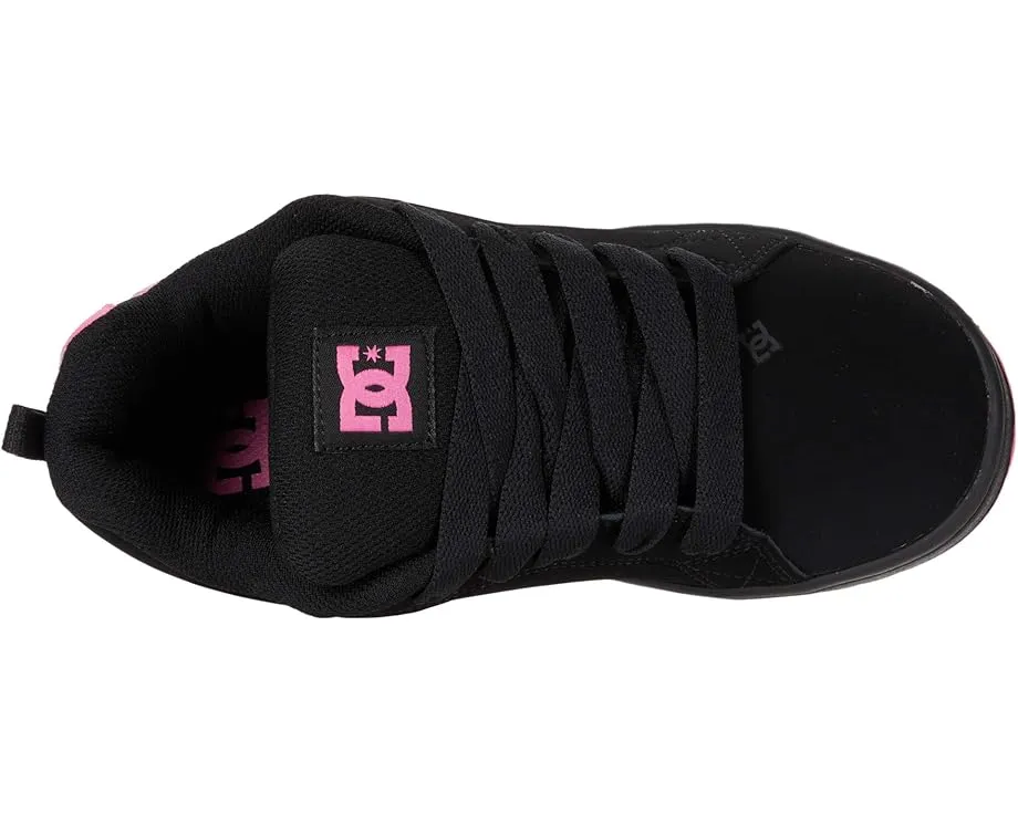 Кроссовки для скейтбординга DC Kids Court Graffik с кожаным верхом и вулканизированной подошвой