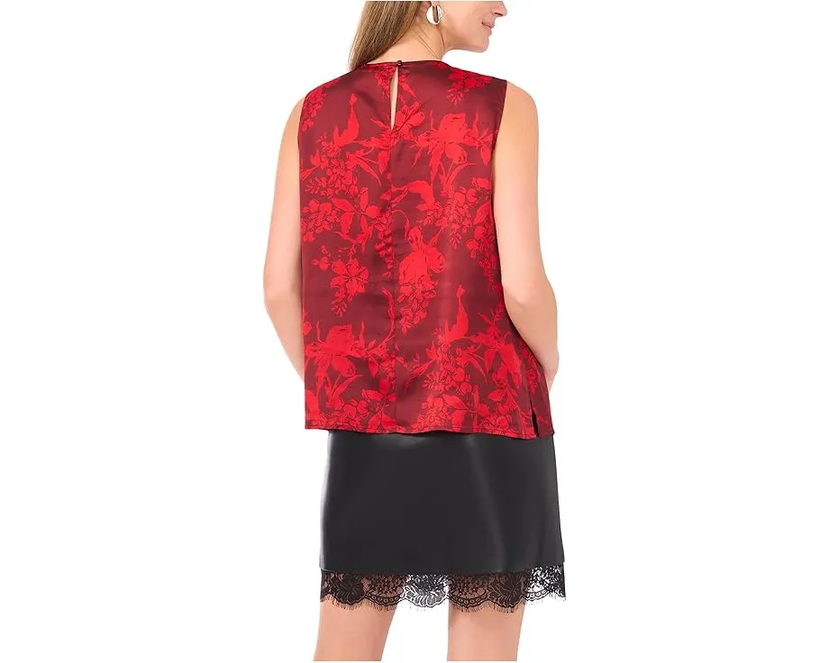 Топ-блуза Vince Camuto с драпированным вырезом и складкой