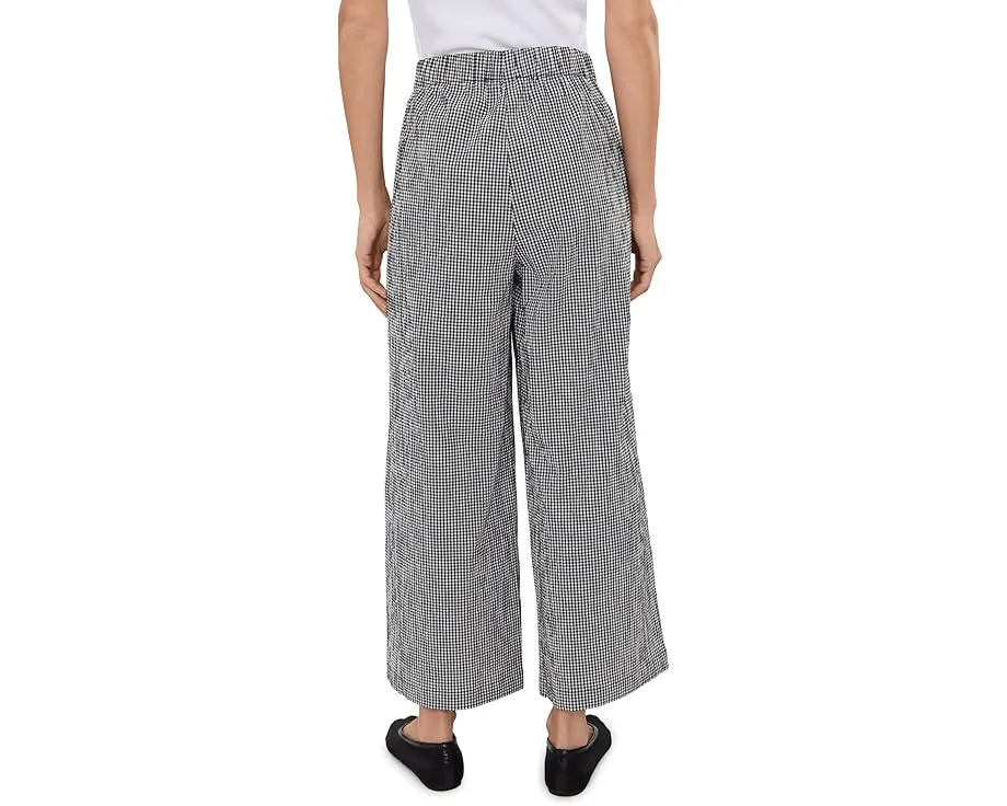 Укороченные широкие брюки из органического хлопка Eileen Fisher Petite