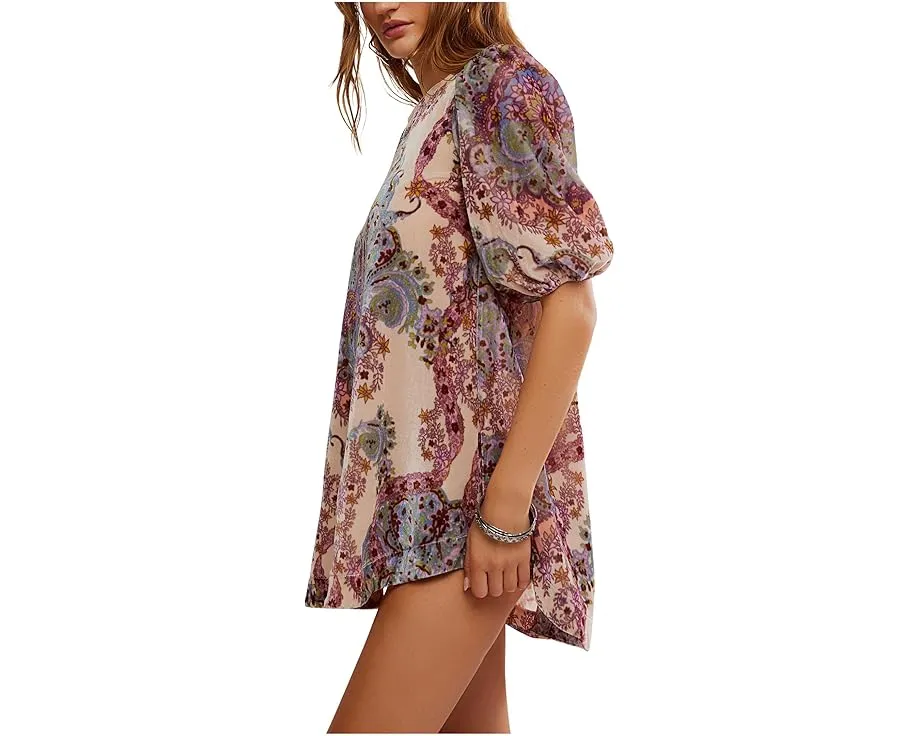 Туника Maye из бархата с принтом и отверстием на спине от Free People