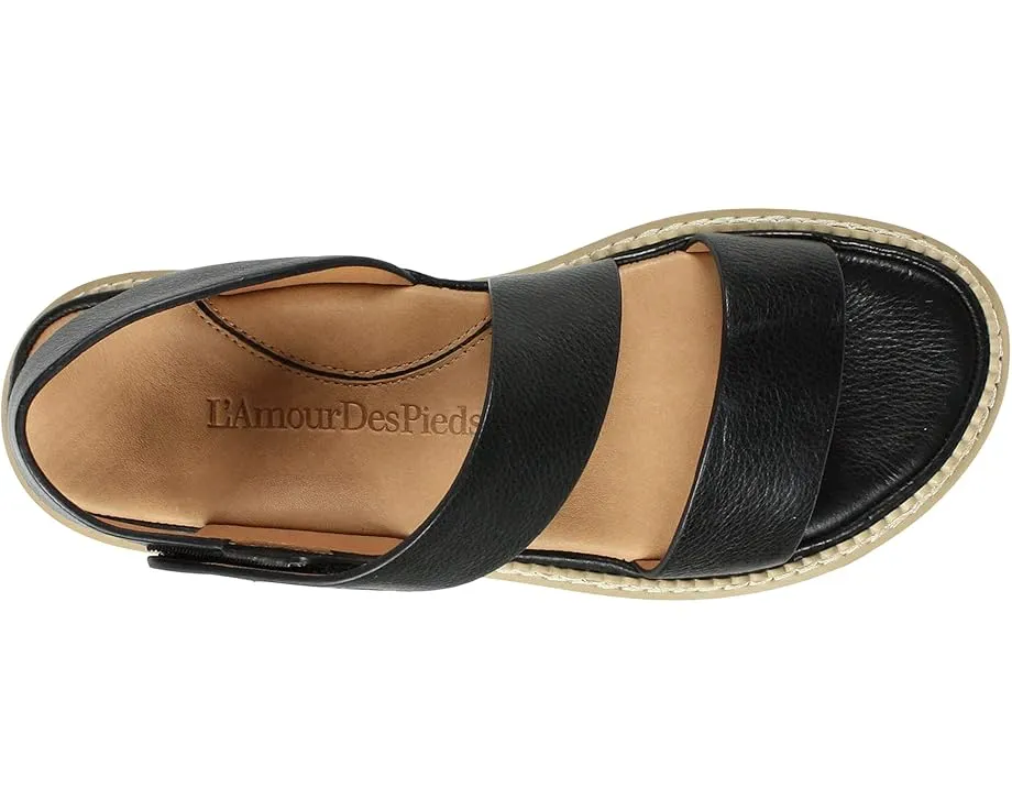 Сандалии L'Amour Des Pieds Dashiell с замшевым верхом и регулируемым ремнем