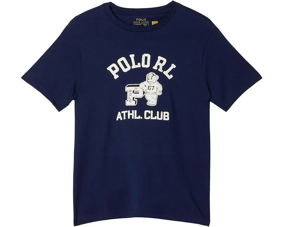 Детская футболка Polo Ralph Lauren Kids с принтом логотипа и года основания
