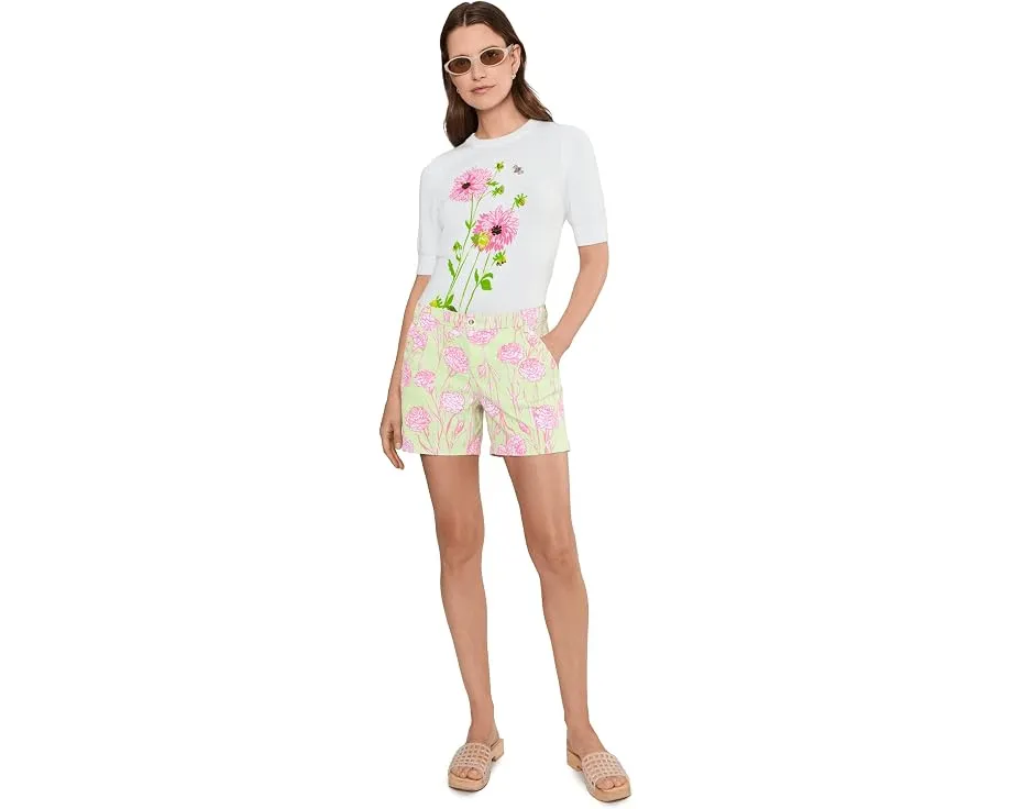 Свитер с коротким рукавом Lilly Pulitzer Orton из мягкой трикотажной ткани