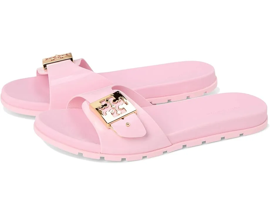 Сандалии Tory Burch Buckle Slide с водонепроницаемым верхом и стелькой из EVA