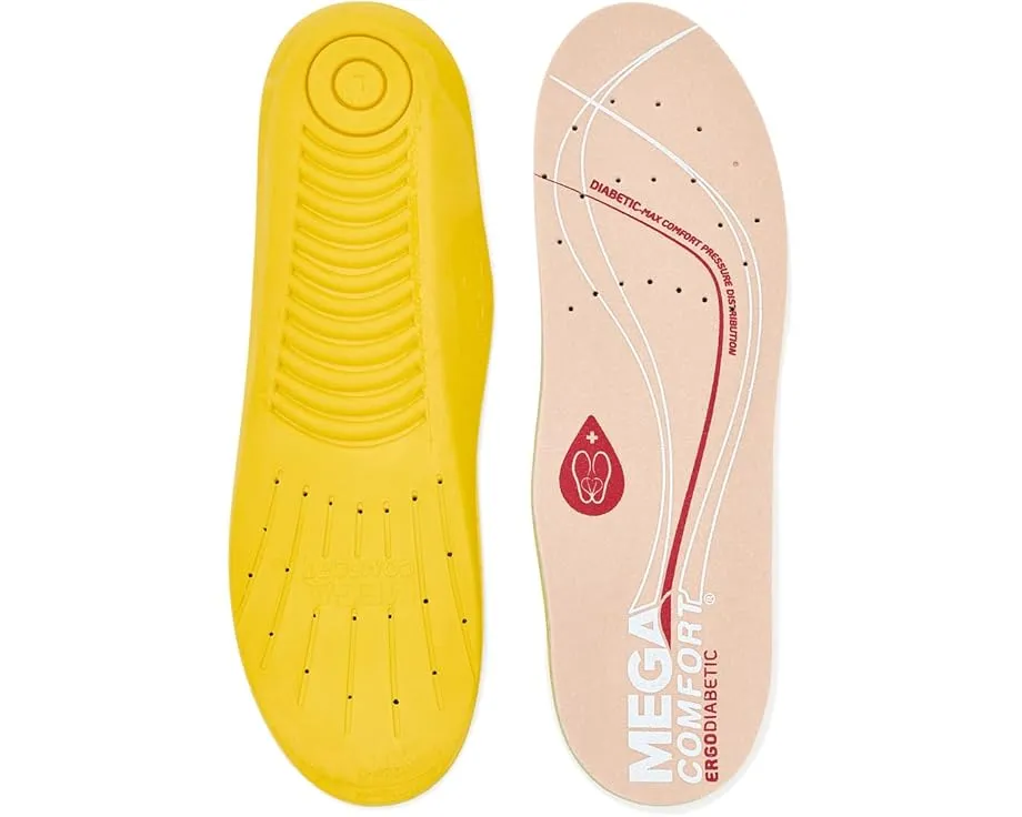 MEGAComfort Стельки Ergo Diabetic Insole Series для диабетиков с тройным слоем