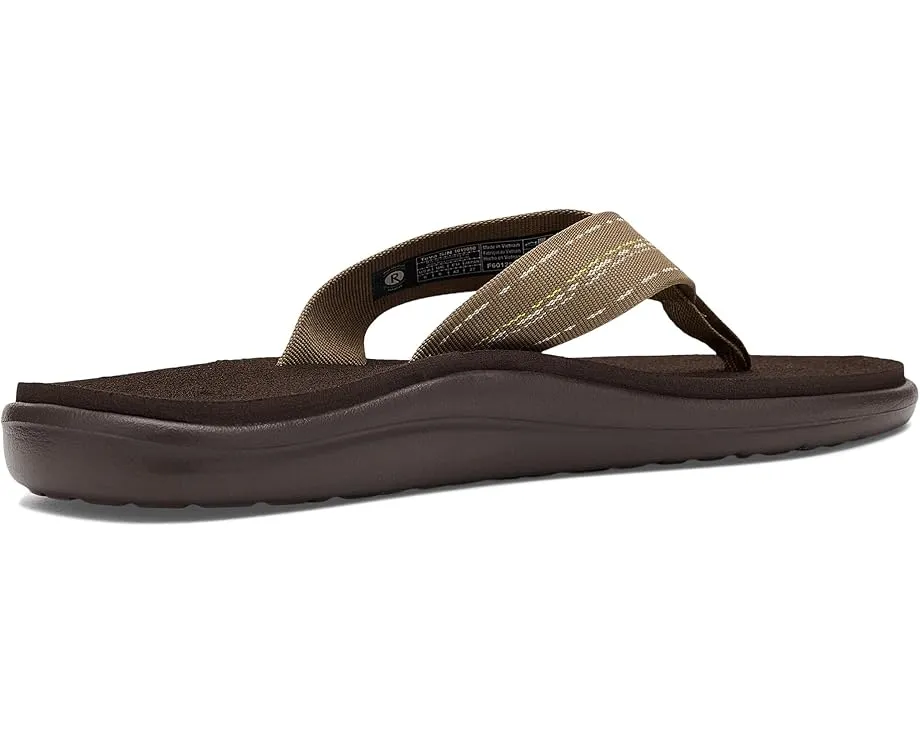 Сланцы Teva Voya Flip с быстросохнущими ремешками и стелькой Mush