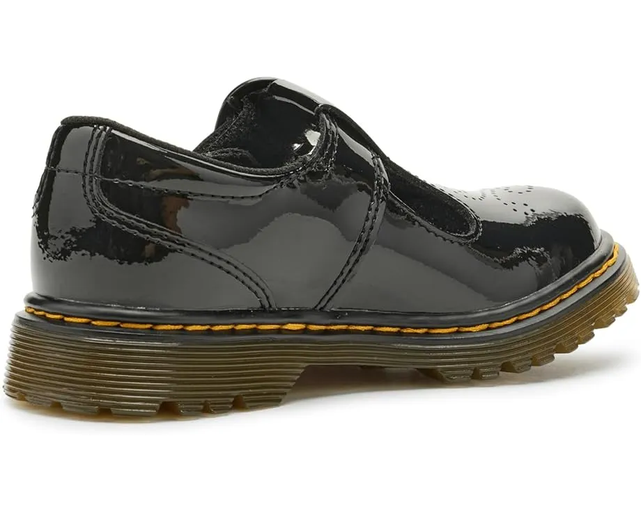 Туфли T-bar Dr. Martens Polley II J для детей с перфорацией