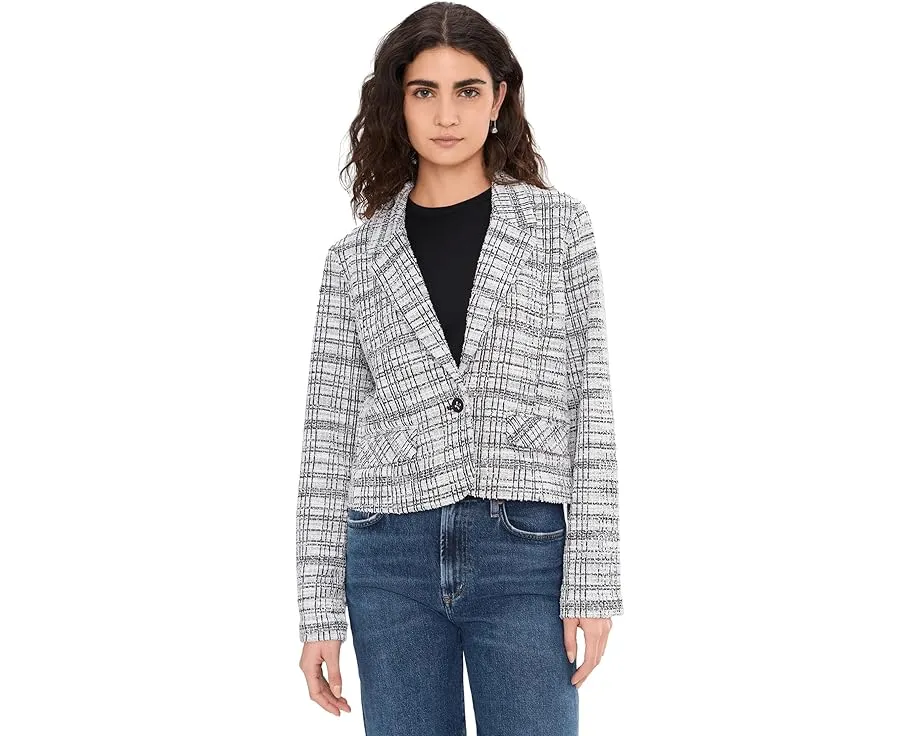 Короткий жакет Liverpool Los Angeles из букле в клетку