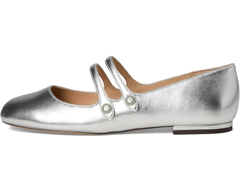Туфли COACH Winley Metallic Leather Mary Jane с квадратным носком и двойной застежкой