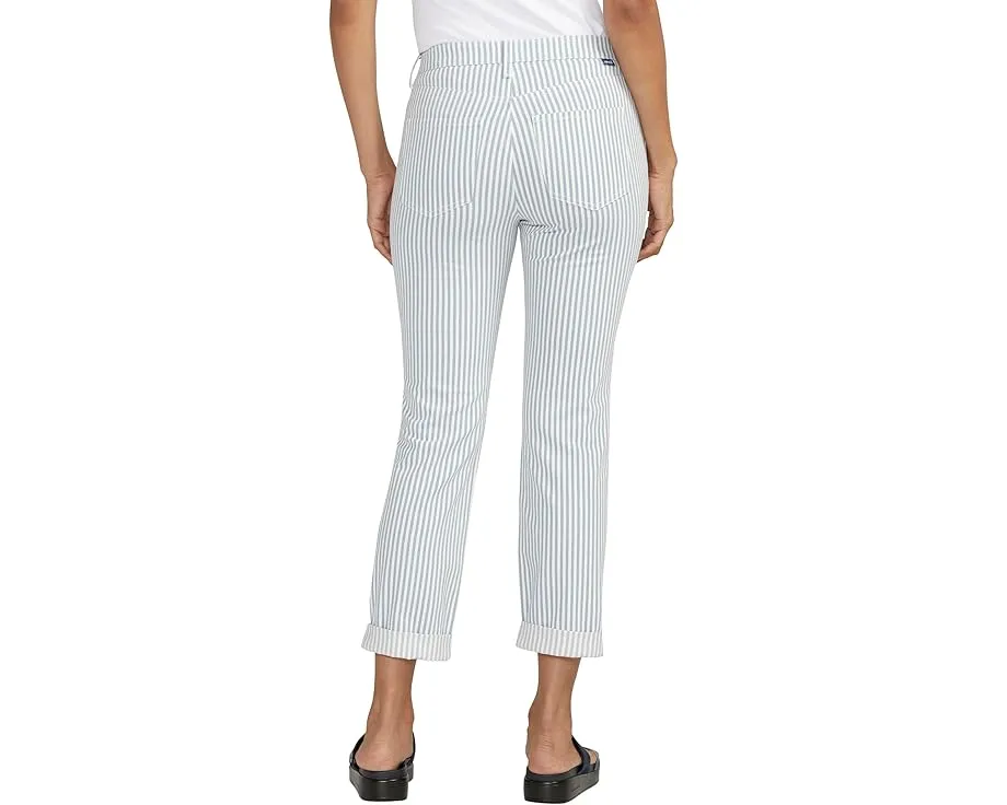 Джинсы Jag Jeans Carter Girlfriend с потертостями и классическим кроем