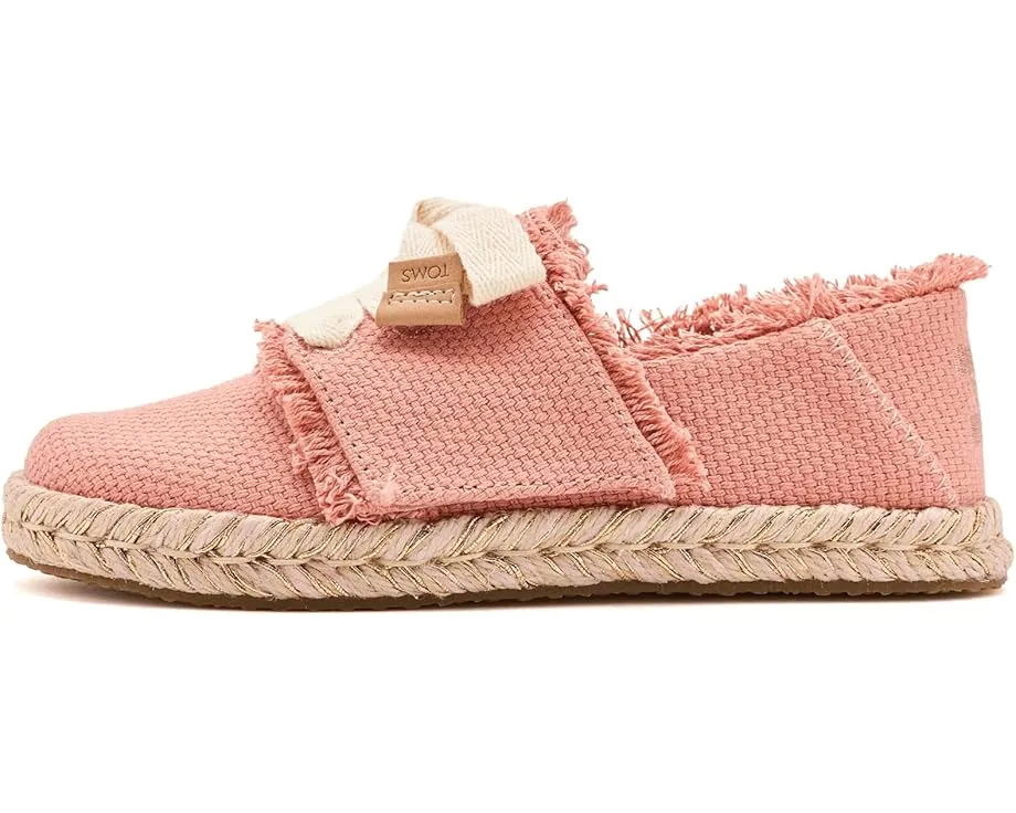 Детские эспадрильи TOMS Carolina на шнурках с платформой