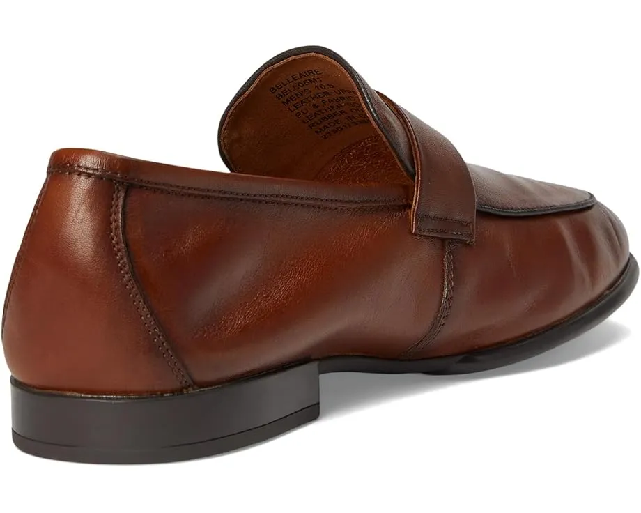 Пенни лоферы Steve Madden Belleaire из кожи с квадратным каблуком