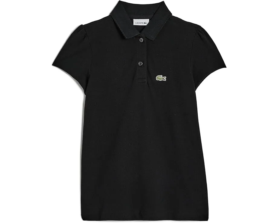 Детское поло Lacoste с воротником фестончиком Scallop Collar Polo
