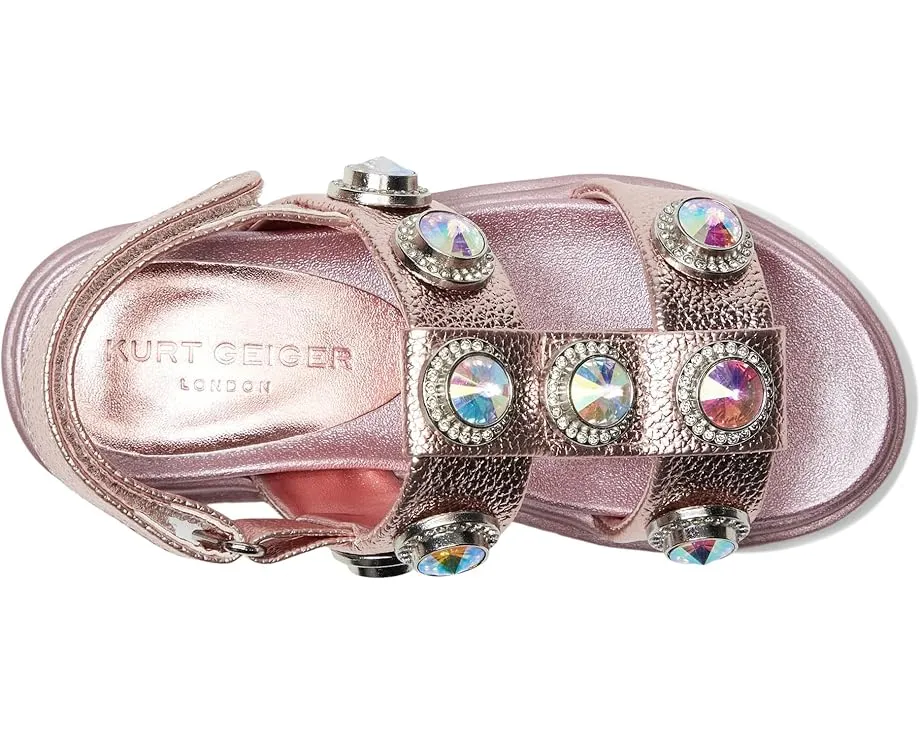 Детские сандалии Mini Orson Crystal Kurt Geiger London Kids с кристаллами