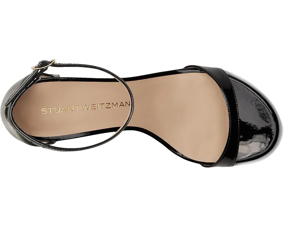 Сандалии Stuart Weitzman Nudist Block 50 с массивным каблуком и регулируемым ремешком
