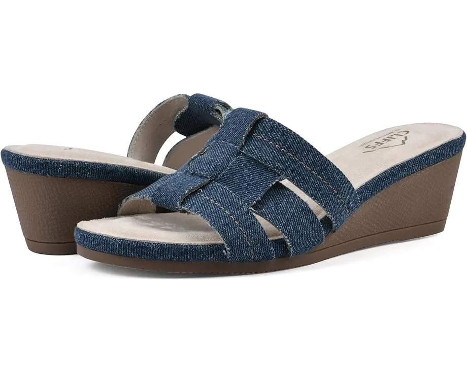 Босоножки Candyce на танкетке из искусственной кожи