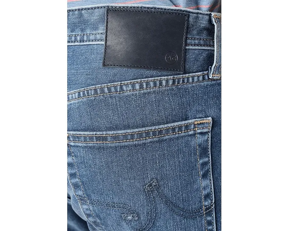 Тонкие прямые джинсы Everett Plateau с двойным стрейчем от AG Jeans