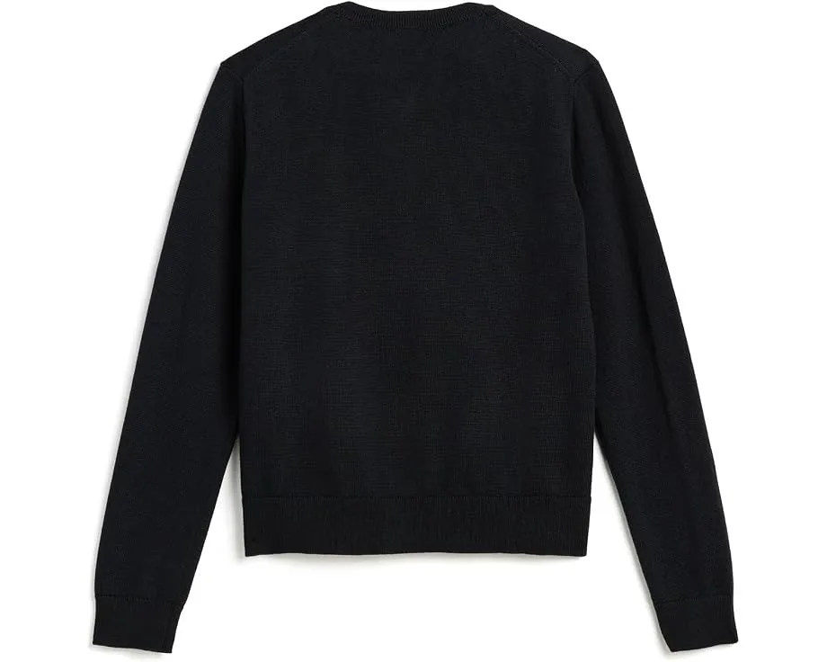 Детский хлопковый кардиган Primary Kids Cotton Cardigan Sweater черного цвета