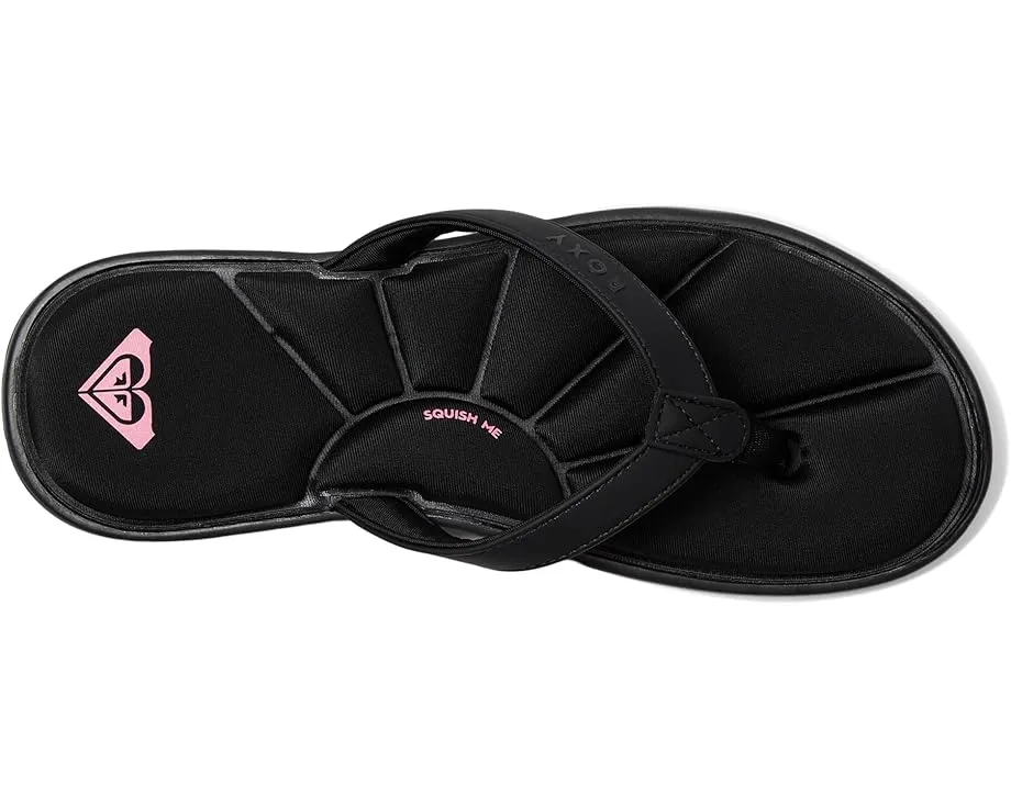 Сланцы Roxy Rays с верхом из полиуретана и стелькой ЭВА для пляжа