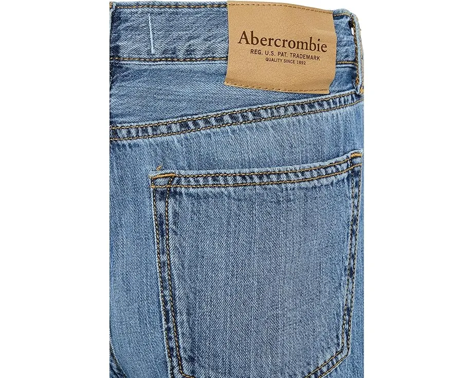 Джинсы свободного кроя abercrombie kids Afb Loose Fit из мягкого денима