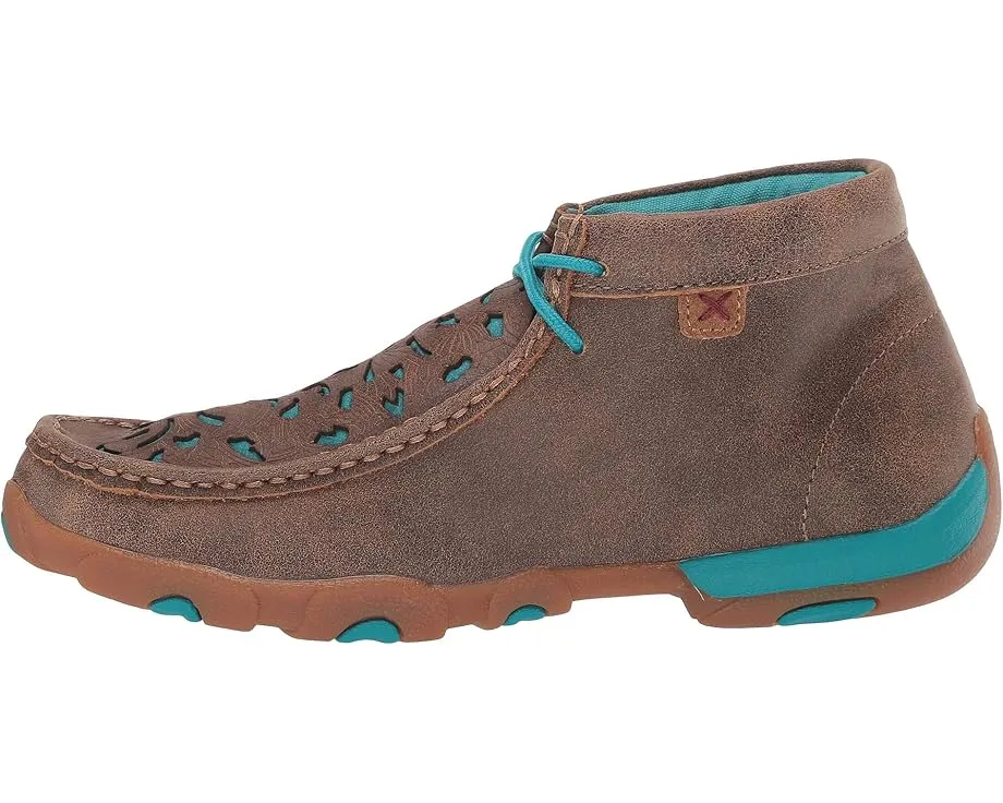 Мокасины Twisted X WDM0126 с перфорацией и противоскользящей подошвой