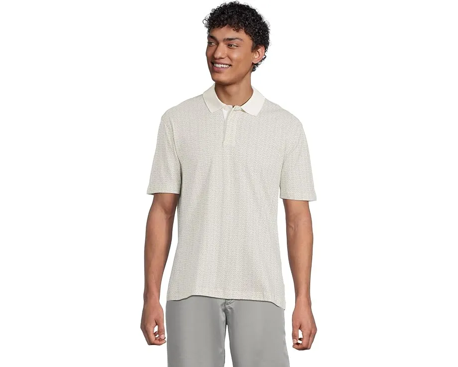Поло Armani Exchange с микропринтом и логотипом Off White Circle Ax