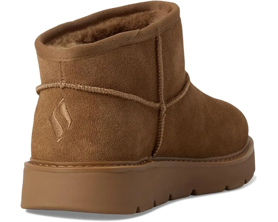 SKECHERS Keepsakes Cozy мини ботинки без шнуровки с утеплением из шерсти и стелькой Memory Foam