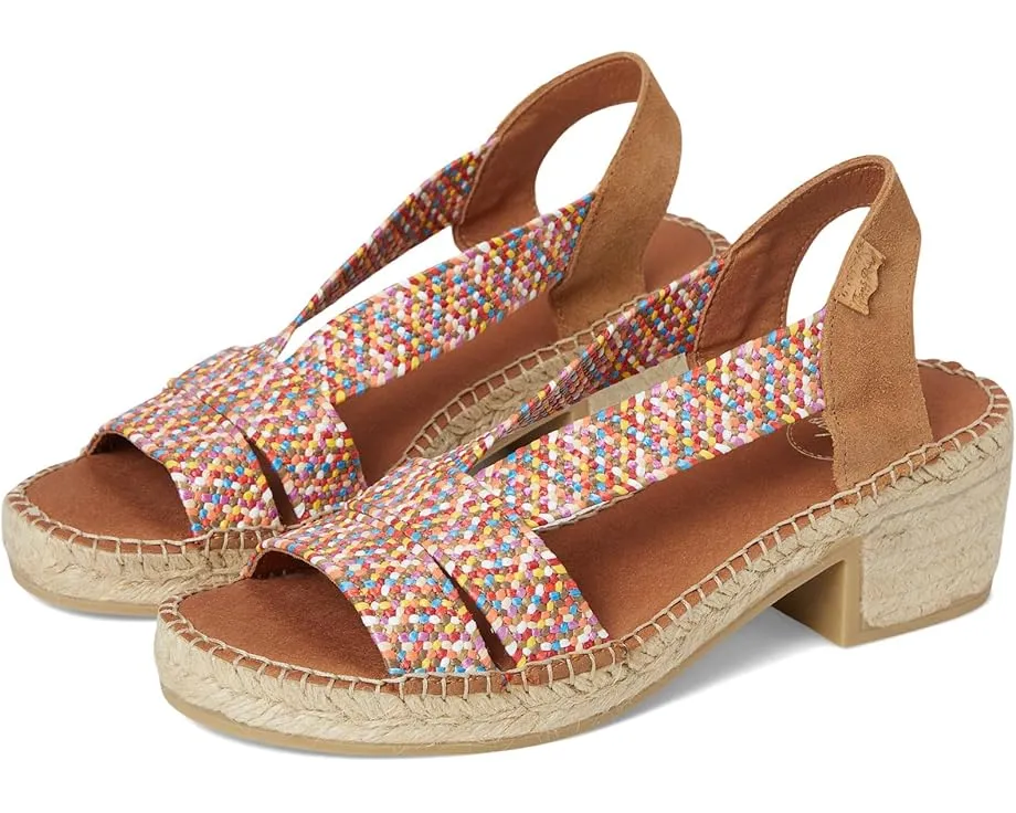 Сандалии-эспадрильи Toni Pons Dalyn на платформе с ремешком на щиколотке