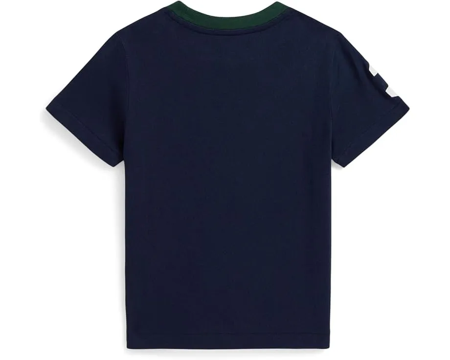 Футболка Big Pony 20th Anniversary Crest Polo Ralph Lauren Kids для малышей и младших детей