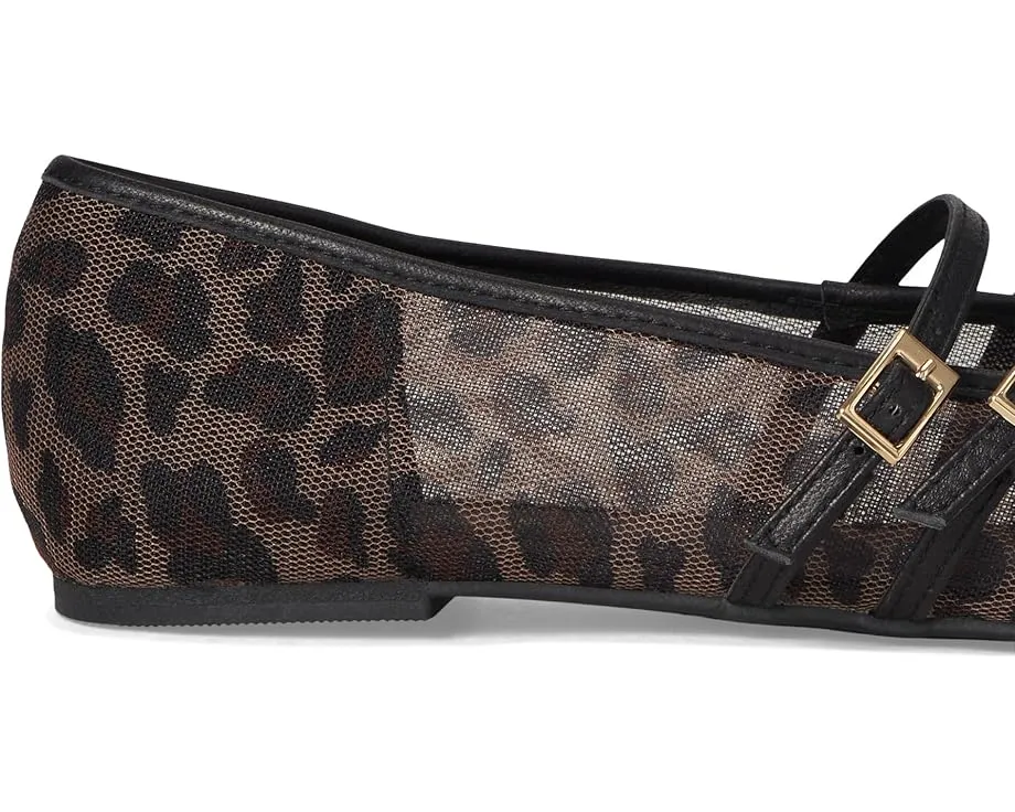 Балетки Kenneth Cole New York Mackenzie из леопардовой сетки с миндальным носком